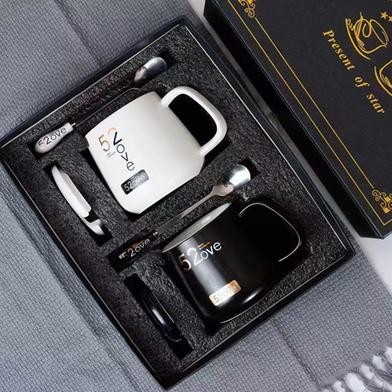 Ceramics 52ove Couple Coffee Mug Set