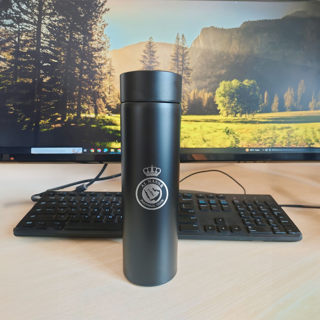 LED Temperature Flask Al Naser Club Logo