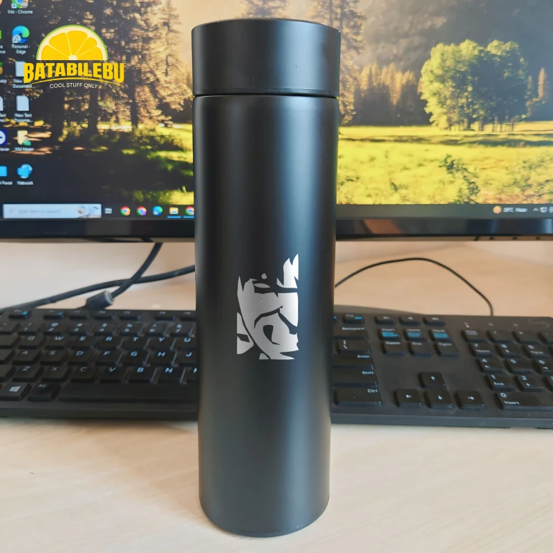 Modern Style Hot & Cold Flask with Led Temperature Monitor